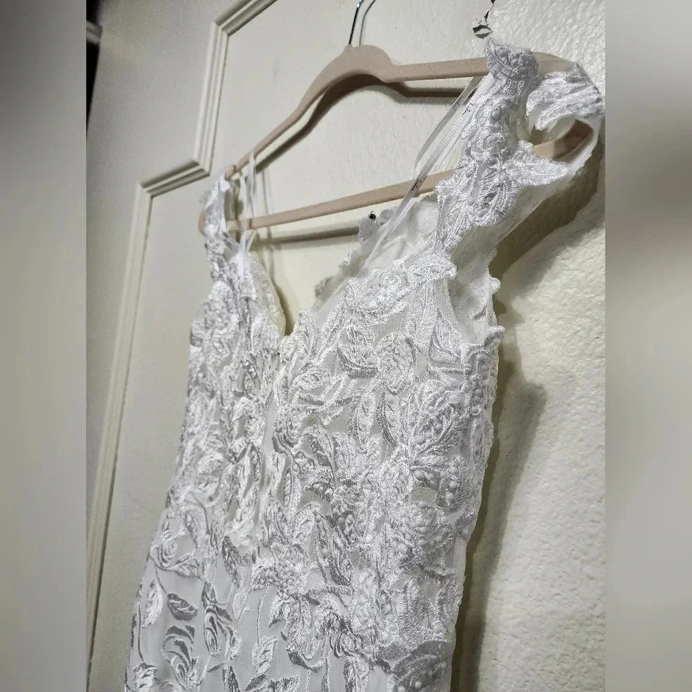 Lulus Precious Romance White Embroidered Off-the-Shoulder Maxi Dress Wedding